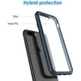 thumbnail image 5 of JETech Case for iPhone 8 Plus and iPhone 7 Plus 5.5-Inch, Shock-Absorption Bumper Cover, Anti-Scratch Clear Back (Navy), 5 of 6