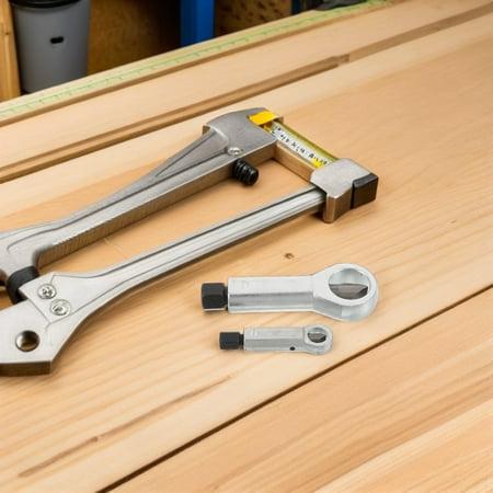 ELAYARD 2Pcs Nut Splitter Cracker Silver Alloy Tool for Manual Pressure Removal in Diy Enthusiasts