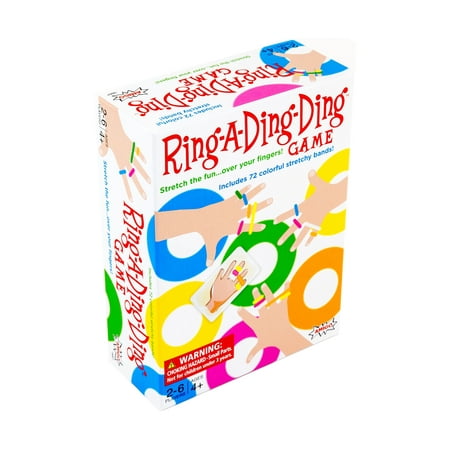 Ring-A-Ding-Ding Kids Card Game with 72 Hair Ties (Best Hair Cutting Games)