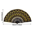 thumbnail image 3 of Dance Photography Prop Hand Fan With Embroidery And Sequins For Wedding And Performance Accessories Portable Shower Curtain Rod Back Ground Stand for Party Valentines for Photography Baby Removable, 3 of 4