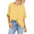 thumbnail image 6 of Short Sleeve Women Oversized T-Shirt Summer Casual Loose Tee Tops, 6 of 7
