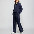 thumbnail image 4 of CILENON Airport Travel Outfit Women Women 2 Piece Outfits Sweatsuit Oversized Sweatshirt Sweatpants Tracksuit Sweat Lounge Matching Set 2024 Fall Trendy Jogging Suit Sets for Women(Navy,S), 4 of 6