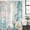 Blue, variant on Teal Conch Coastal Shower Curtain Set - 48" x 72" Washable Bathtub Curtain with 12 Hooks, Summer Beach Nautical Seaside Waterproof Fabric Stall Shower Curtains for Bathroom/Bathtub Décor