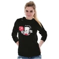 thumbnail image 5 of Betty Boop Heart Angel Wings Ooh LaLa Women's Long Sleeve T Shirt Brisco Brands S, 5 of 6
