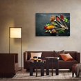thumbnail image 4 of Spices Canvas Wall Art Framed Spoon Kitchen Pictures Wall Decor Food Poster Prints Spice Artwork for Home Kitchen Living Room Dining Room Restaurant Decoration - 12x18 Inch, 4 of 6