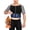 Gray, variant on Men Sauna Body Shaper Sweat Suit Sleeve Spa Cami Compression Hot Polymer Corset Slimming Workout Vest Weight Loss Top