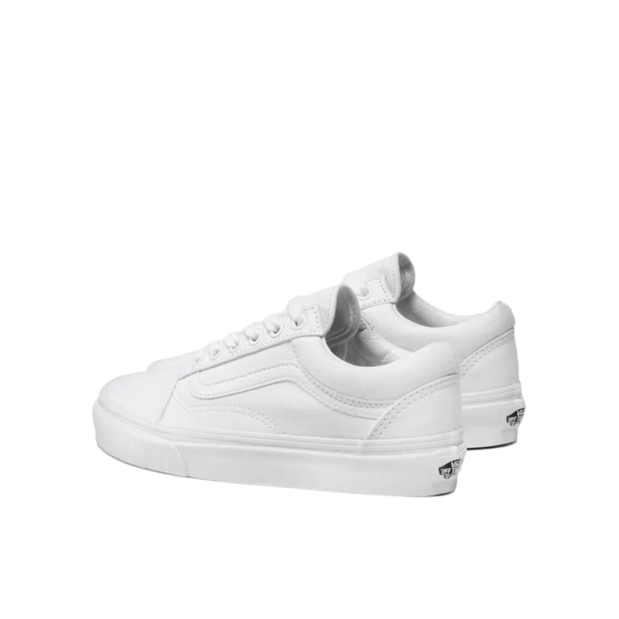 VANS Unisex Old Skool Classic Skate Shoes True White Men\'s 6.5, Women\'s 8 NEW Authentic Vans Unisex Old Skool Classic Skate Shoes, True  main image 2