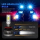 thumbnail image 5 of 2 faros antiniebla automáticos 6000LM LED antiniebla IP68 resistente al agua 6000 K 36 W (9005 (HB3)) Sywqhk Accesorios para autos y motos, 5 of 8