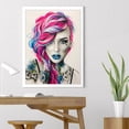 thumbnail image 4 of Mujer diamante pintura 5D DIY completo redondo Rhinestone lienzo pared arte regalo 40x50cm Hugtrwg Para estrenar, 4 of 9