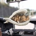 thumbnail image 3 of Pet Enthusiasts Cat Dog Angel Pendant Keychain Car Keychain Acrylic Flat Animal Keychain, 3 of 3