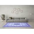 thumbnail image 3 of Ahgly Company Indoor Rectangle Persian Blue Traditional Area Rugs, 3' x 5', 3 of 4