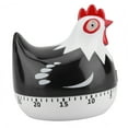 thumbnail image 4 of BuyWeek Minuteries De Cuisine Numériques Motif De Poulet Compte à Rebours Minuterie De Cuisine Minuterie Visuelle pour la Cuisine en Classe Fitness Cuisson Étudier Enseignement(Noir), 4 of 14