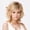 浅渐变金, variant on European and American women's long blonde curly hair wigs fluffy side-parted bangs men's long straight hair wigs