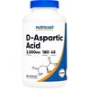 Nutricost D-Aspartic Acid 3000mg, 180 Capsules - Health Supplement