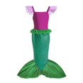 thumbnail image 2 of Disney Little Mermaid Ariel princesa disfraz niños vestido para niñas Cosplay niños carnaval cumpleaños fiesta ropa sirena vestido V, 2 of 2