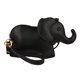 thumbnail image 2 of Mujer Elefante Color Sólido Messenger Bag Mini Bolsos Pulsera (negro), 2 of 9