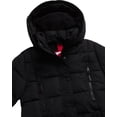 thumbnail image 3 of Canada Weather Gear Girls Winter Coat Stadium Length Quilted Puffer Parka Insulated Outerwear, 3 of 7