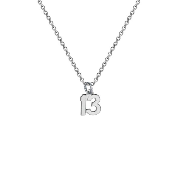 CHOORO Birthday Gifts for Her Birthday Necklace Number Necklace for Birthday 13th 16th 21st Gift (13th necklace)