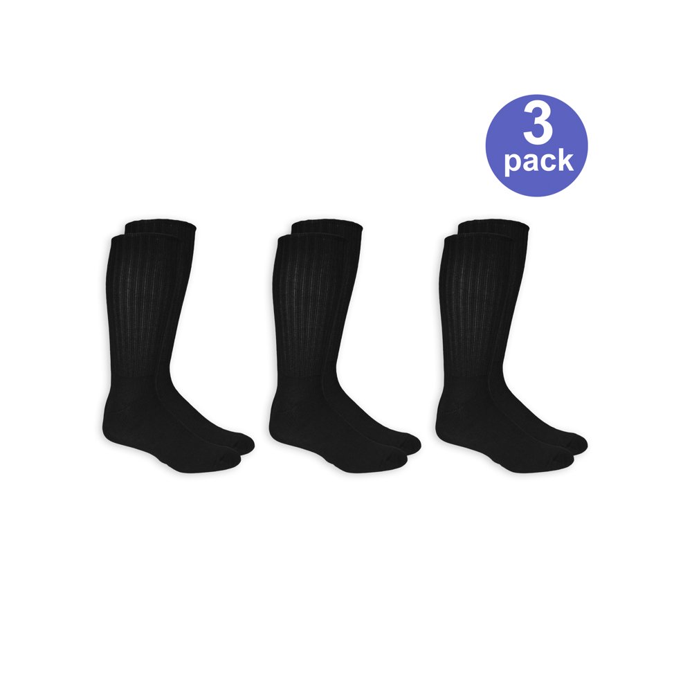 Chaps - Chaps Marled True Rib Crew Socks, 3 Pairs - Walmart.com ...