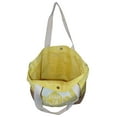 thumbnail image 4 of 101 BEACH Women's Yellow "Ready to Flamingle" Fashion Beach Canvas Tote Bag Handbag, 4 of 4