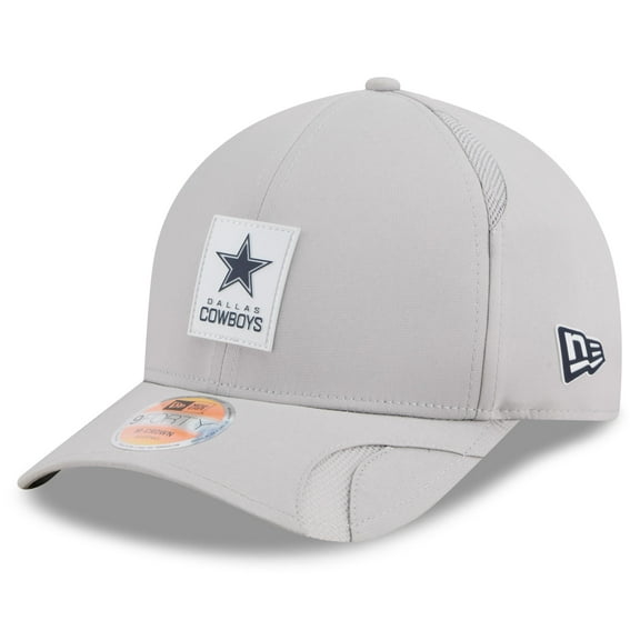 Men's New Era Gray Dallas Cowboys 2025 Sideline M-Crown 9FORTY Adjustable Hat