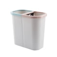 thumbnail image 1 of Papelera de clasificación con separación de residuos secos y húmedos, cubo doble para el hogar, papelera para la sala de estar y la cocina, cesto para basura, 1 of 4