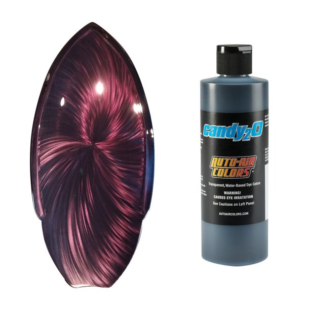 Createx Auto-Air Colors Candy2o Black 4664 Pinturas personalizadas a base de agua de 2 oz
