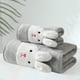 thumbnail image 4 of Accesorios de baño Juego de toallas de baño de conejito de Pascua Toalla de baño de terciopelo coral grueso Toallas de poliéster de secado rápido absorbentes Ajuste, 4 of 6
