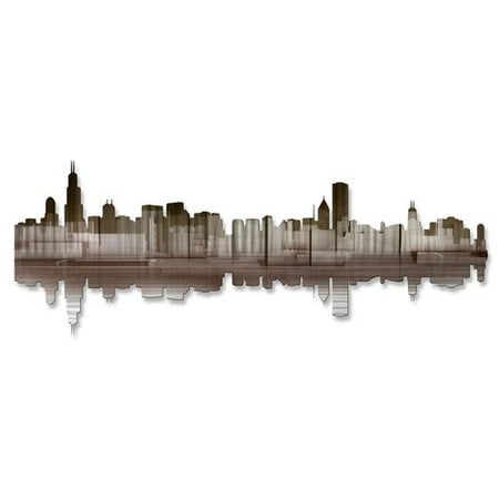 All My Walls Chicago Reflection IV Wall D cor