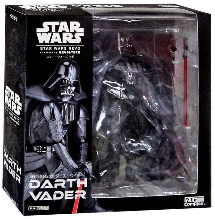 Kaiyodo Revoltech Star Wars Revo Darth Vader Figure Complex Sci-fi Model in Box 