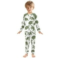 thumbnail image 3 of joogoo Turtle Retro 2 Piece Long Sleeve Tee and Pants Cotton Pajama Set 6Y, 3 of 7