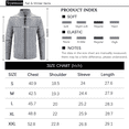 thumbnail image 5 of Vcansion Men's Knit Zip-up Sweater Outwear with Pockets Light Grey XL, 5 of 5