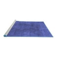 thumbnail image 2 of Ahgly Company Machine Washable Indoor Rectangle Abstract Blue Modern Area Rugs, 7' x 10', 2 of 4