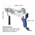 thumbnail image 3 of Electric Carpet Tufting Weaving Machine Professional Flocking Device Industrial Embroidery Tool Cut-Pile Loop-Pile Knitting Equipment, 3 of 7