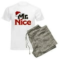 thumbnail image 6 of CafePress - Christmas Mr Nice Men's Light Pajamas - Men's Light Loose Fit Cotton Pajama Set, 6 of 7