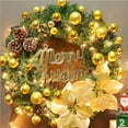 thumbnail image 2 of Kearding Guirnalda de Navidad 40 cm Guirnalda de conos de pino de Navidad artificial con luces LED Adornos de Navidad para puerta delantera Regalo de Año Kits de decoración para fiestas No.2 Kearding HA043969-02, 2 of 6
