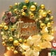 thumbnail image 2 of Kearding Guirnalda de Navidad 40 cm Guirnalda de conos de pino de Navidad artificial con luces LED Adornos de Navidad para puerta delantera Regalo de Año Kits de decoración para fiestas No.2 Kearding HA043969-02, 2 of 6