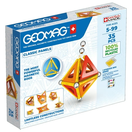 Geomag Green Line Panels Magnetic Construction Set (35 Pieces)