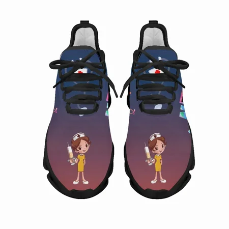 

Fashion Nursing Women Sneakers Breathable Mesh Running Shoes for Ladies Female Wear-Resistant Walking Footwear 2024
