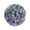 Blue, variant on 7.8 Inch Artificial Flower Topiary Ball, Multi-Color Faux Greenery Floral Sphere, Hanging Fake Plant Ball for Wedding Christmas Patio Porch Indoor Outdoor Decor