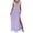 Light Purple, variant on Solid Color Women Solid Color Summer Lace V-Neck Splicing Casual Vacation Dresses Lovely Sundress Wedding Guest Dress