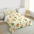 thumbnail image 3 of Castle Fairy Children Teenagers Adults Cartoon Animal Bear Full Size Comforter Sets 3-Piece,Happy Winter Snowflakes Bedding Comforter Set,Cute Stars Print Lightweight Bedding Sets, 3 of 8