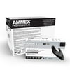 AMMEX Black Nitrile Disposable Exam Gloves, 3 Mil, Medium, 1000/Case