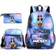 thumbnail image 2 of 3pcs Disney Mickey Minnie Mouse Bookbag Kids Backpack Student Boys Girls School bags Shoulder Bag Set Daily Backpacks Mochilas, 2 of 4