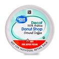 thumbnail image 4 of Great Value Donut Shop Medium Roast Decaf Ground Coffee Pods, 48 Ct, 4 of 9