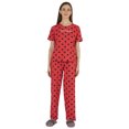 thumbnail image 1 of Inkmeso Womens Pajama Sets Soft Sleepwear Printed Sleep Top & Long Pajama 2 pc Pjs, 1 of 7