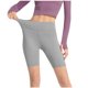 thumbnail image 2 of Puntoco Pantalones cortos deportivos para mujer, de cintura alta, para tonificar el abdomen, levantar la cadera, fitness, yoga, pantalones con cinco aberturas, 2 of 4