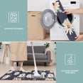 thumbnail image 6 of Dark Blue White Flower Pattern Kitchen Rugs Sets Of 3,Kitchen Runner Rugs Non Skid Washable,Decorative Kitchen Floor Mats for Kitchen,Sink,Laundry,17"x30"+ 17"x47" + 17"x59", 6 of 6