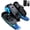 Black&Blue, variant on Under Desk Elliptical Machine ,Electric Ellipse Leg Exerciser for Seniors with 12 Adjustable Quiet Portable Elliptical Machine, Seated Pedal Exerciser with Remote Control