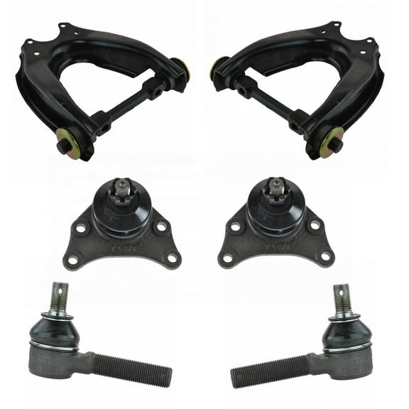 TRQ 6pc Steering Suspension Kit Control Arms Ball Joints Outer Tie Rods PSA60179 Fits select: 1989-1995 TOYOTA PICKUP